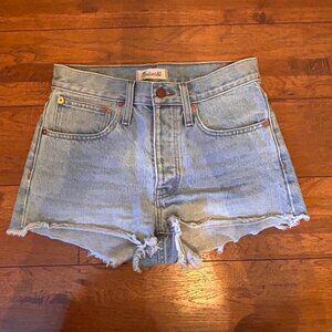 Madewell Relaxed Denim Shorts Size 24